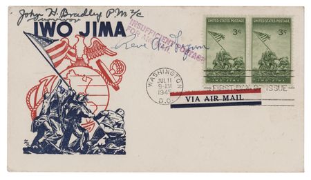 Lot #477 Iwo Jima: John Bradley and Rene Gagnon