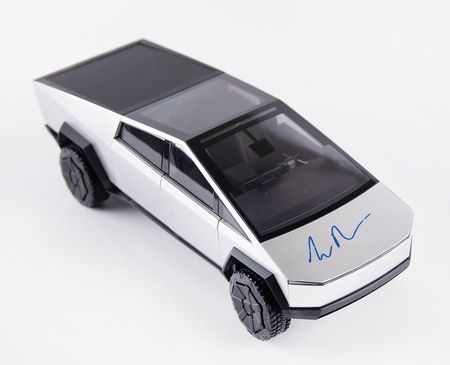 Lot #255 Elon Musk Signed Tesla 'Cybertruck'