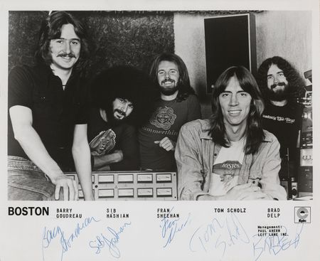 Lot #591 Boston Signed Photograph - Image 1