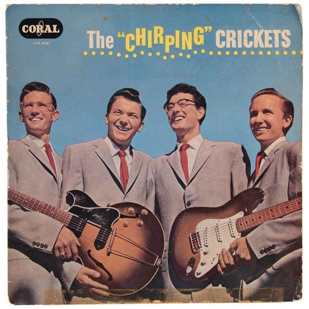 Lot #611 Buddy Holly Signed Album - The ‘Chirping’ Crickets - Image 1