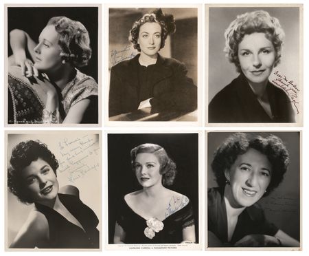 Lot #680 Actresses (6) Signed Photographs