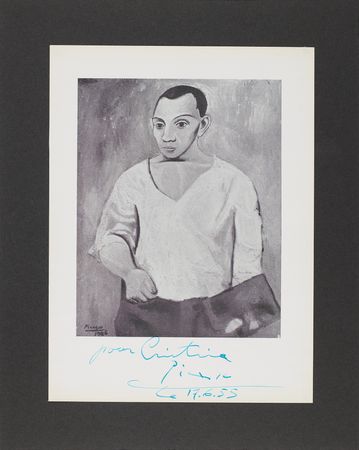 Lot #498 Pablo Picasso Signed Photograph of His
