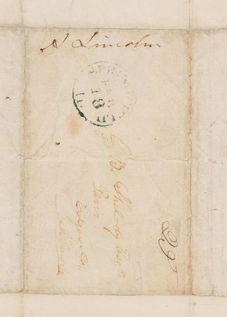Lot #29 Abraham Lincoln Autograph Letter Signed on Early Federal Bankruptcy Cases (1842) - Image 3