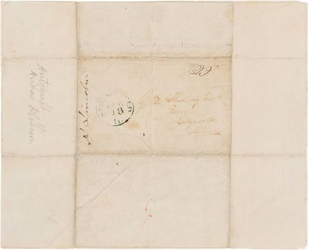 Lot #29 Abraham Lincoln Autograph Letter Signed on Early Federal Bankruptcy Cases (1842) - Image 4