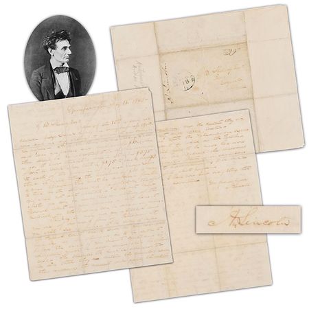 Lot #29 Abraham Lincoln Autograph Letter Signed on Early Federal Bankruptcy Cases (1842) - Image 5