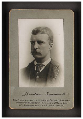 Lot #105 Theodore Roosevelt Signed Photograph - Image 1