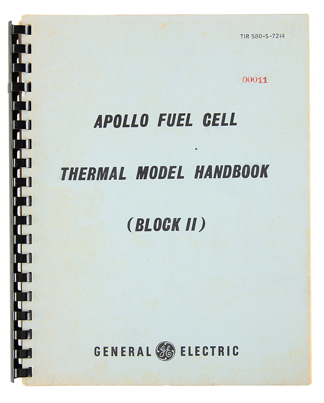 Lot 6325 Apollo Fuel Cell Thermal Model Handbook (Block II)