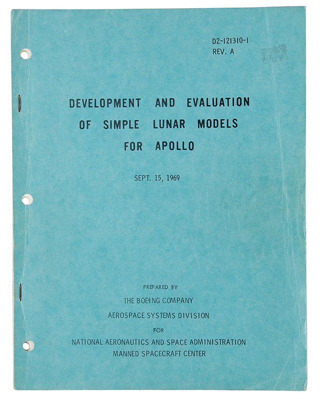 Lot 6326 Apollo Lunar Gravitational Model Development Report
