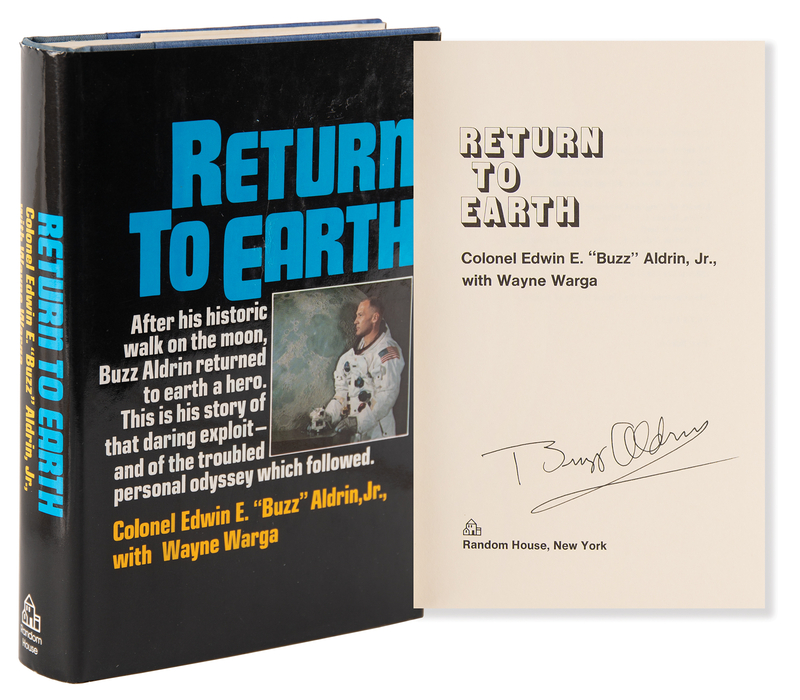 Lot 6163 Buzz Aldrin Signed Book - Return to Earth