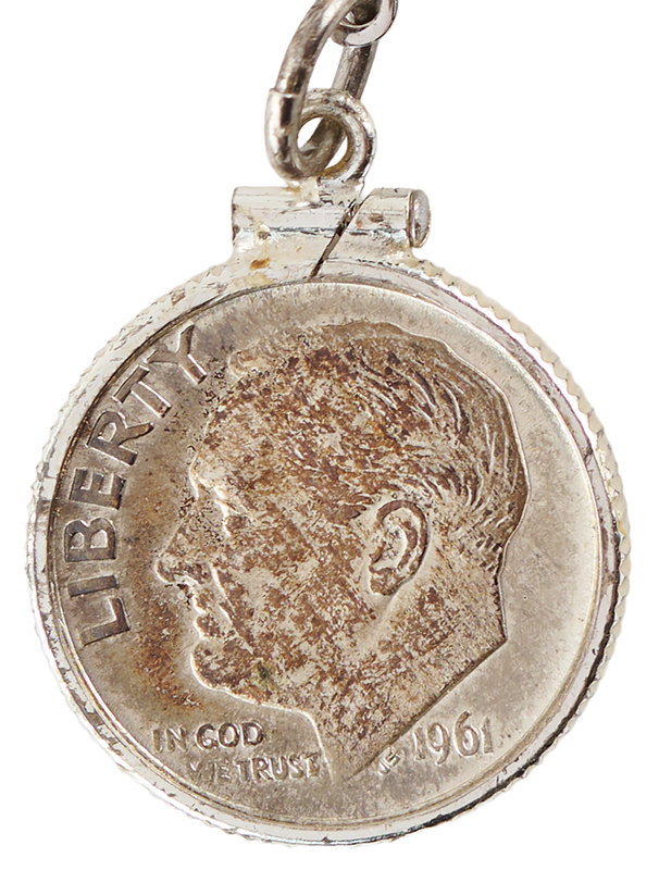 Lot 6034 Liberty Bell 7 Flown Roosevelt Dime - From the Personal Collection of Gus Grissom