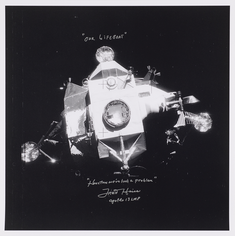 Lot 6221 Fred Haise Oversized Signed Photograph: 