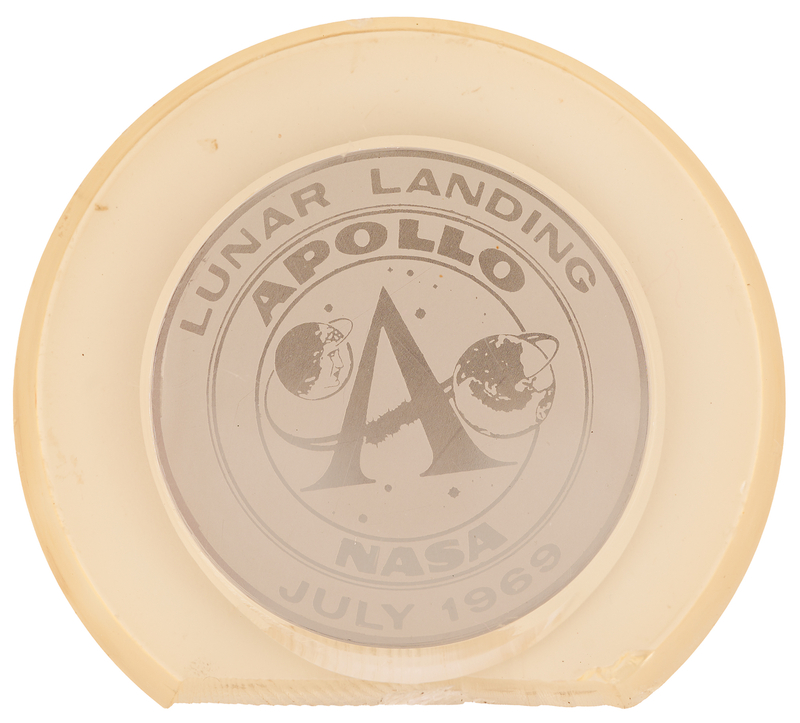 Lot 6168 Apollo 11 Commemorative Medallion, Struck from a Flown Die