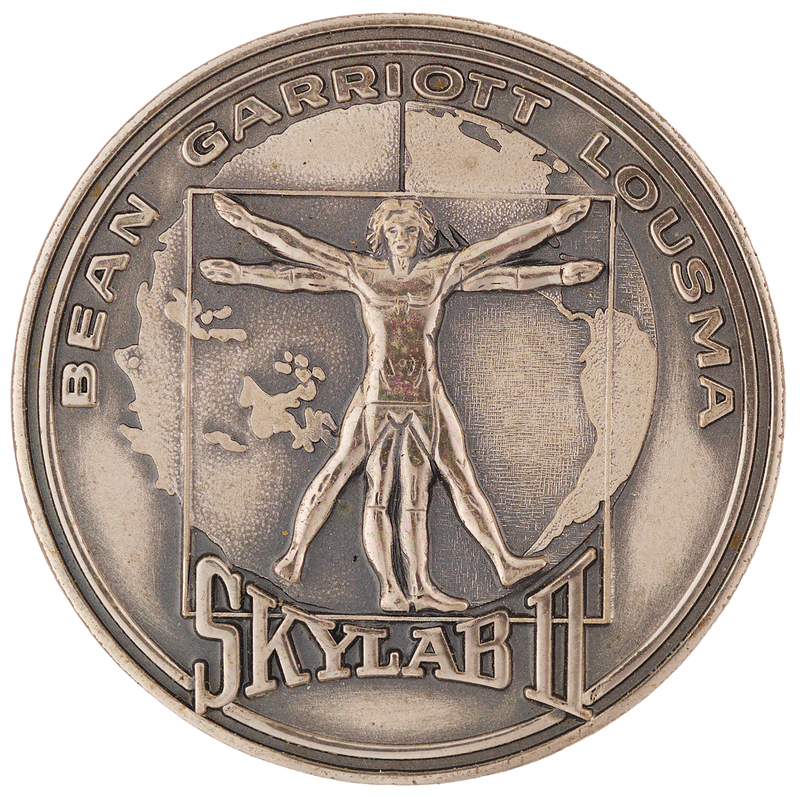 Lot 6359 Skylab 3 Flown Robbins Medallion - From the Personal Collection of Edgar Mitchell