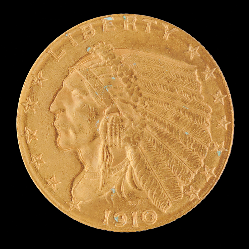Lot 6061 Gemini 4 Flown $2½ Indian Head Gold Coin - From the Personal Collection of Jim McDivitt