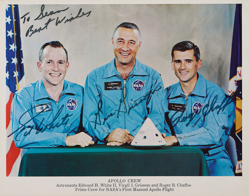 Lot 6077 Apollo 1 Crew-Signed Photograph