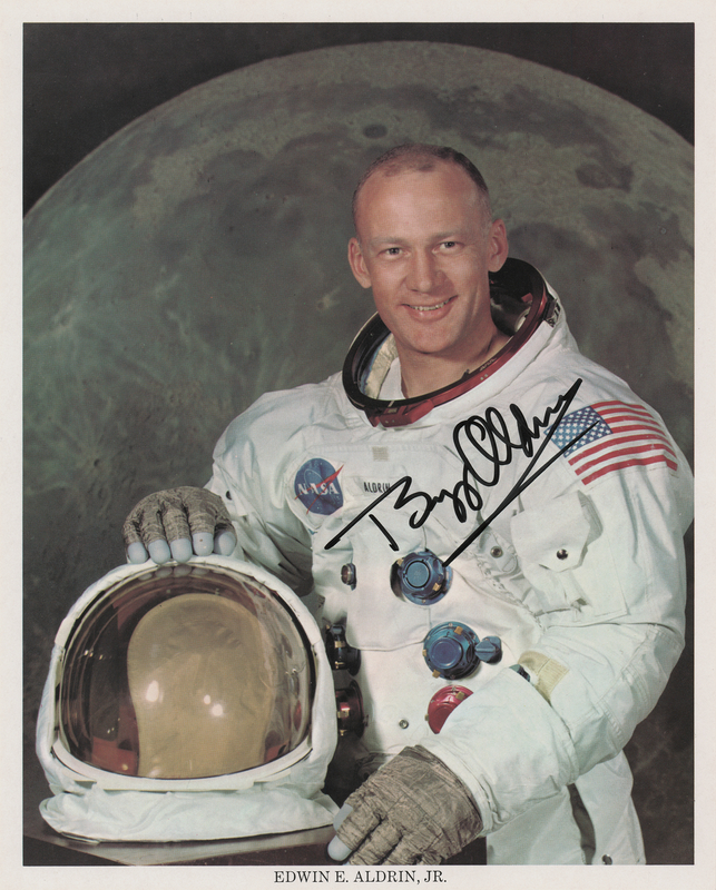 Lot 6161 Buzz Aldrin Signed Photograph