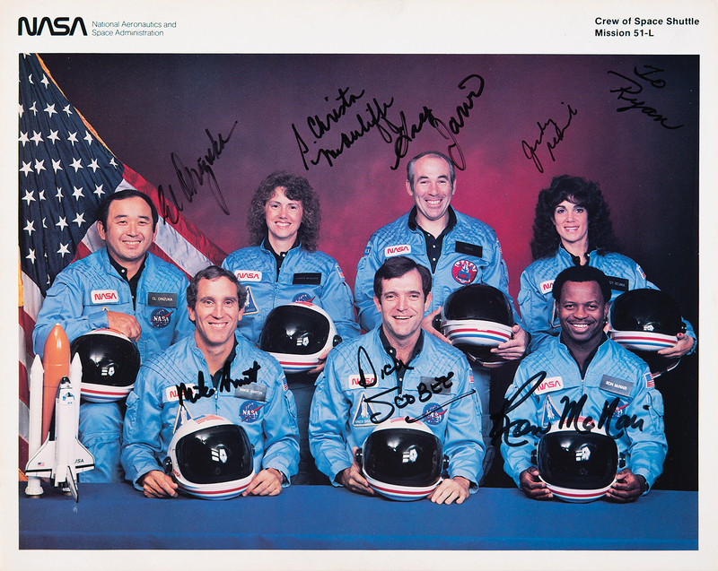 Lot 6393 Space Shuttle Challenger Signed Photograph