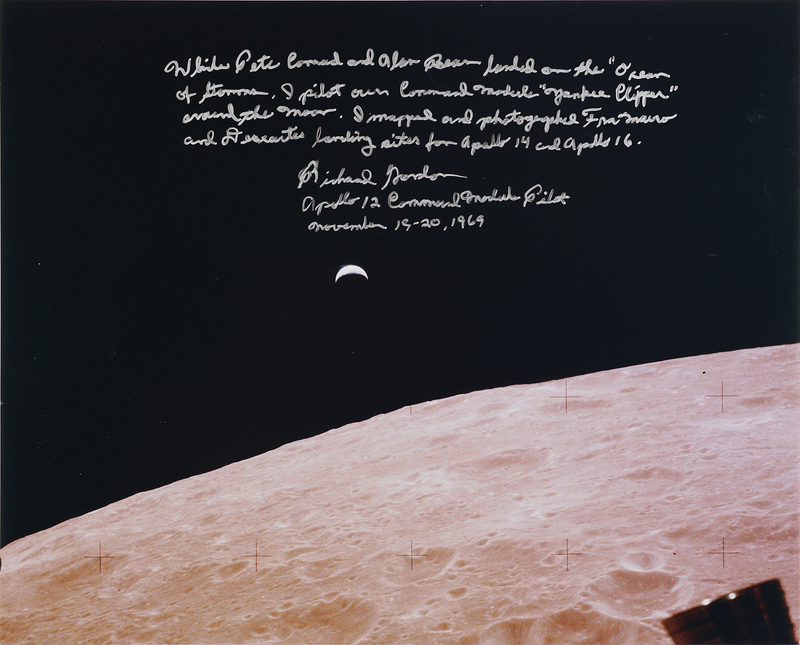 Lot 6206 Richard Gordon Oversized Signed 'Earthrise' Photograph