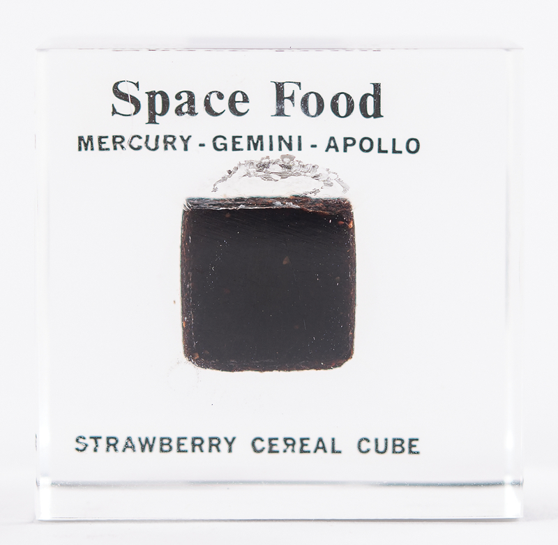 Lot 6045 NASA Space Food 'Strawberry Cereal Cube' - Created for the Mercury, Gemini, and Apollo Space Programs