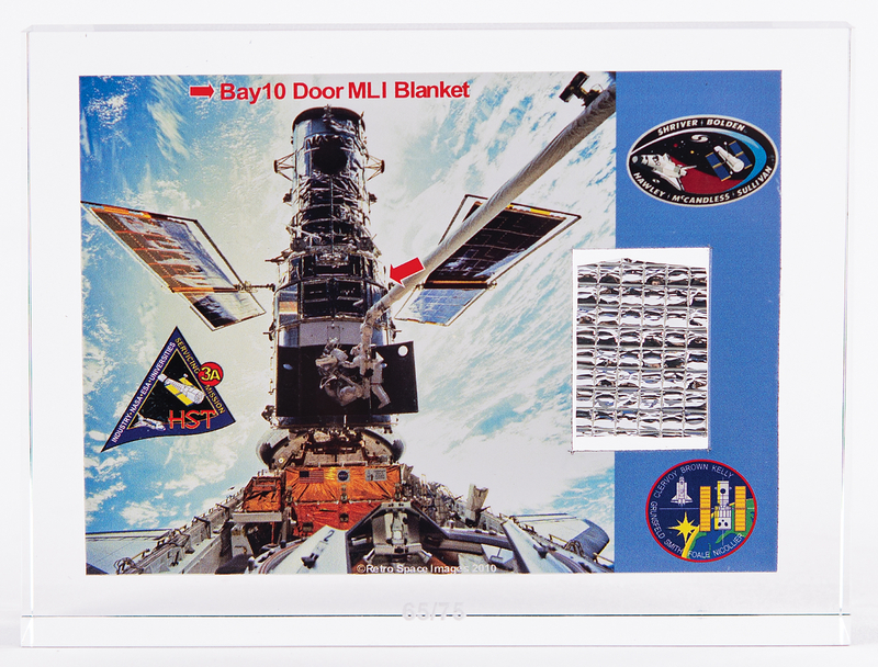 Lot 6449 Hubble Space Telescope Flown Insulation (Ltd. Ed. #65/75)