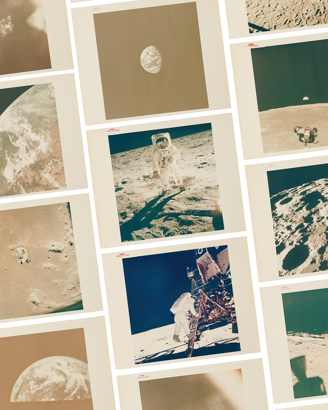 Lot 6146 Apollo 11 Set of (11) Original Red-Numbered NASA Photographs