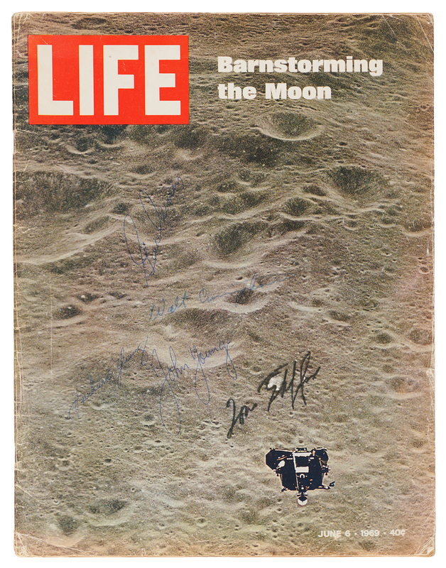 Lot 6116 Apollo 10 Signed Life Magazine