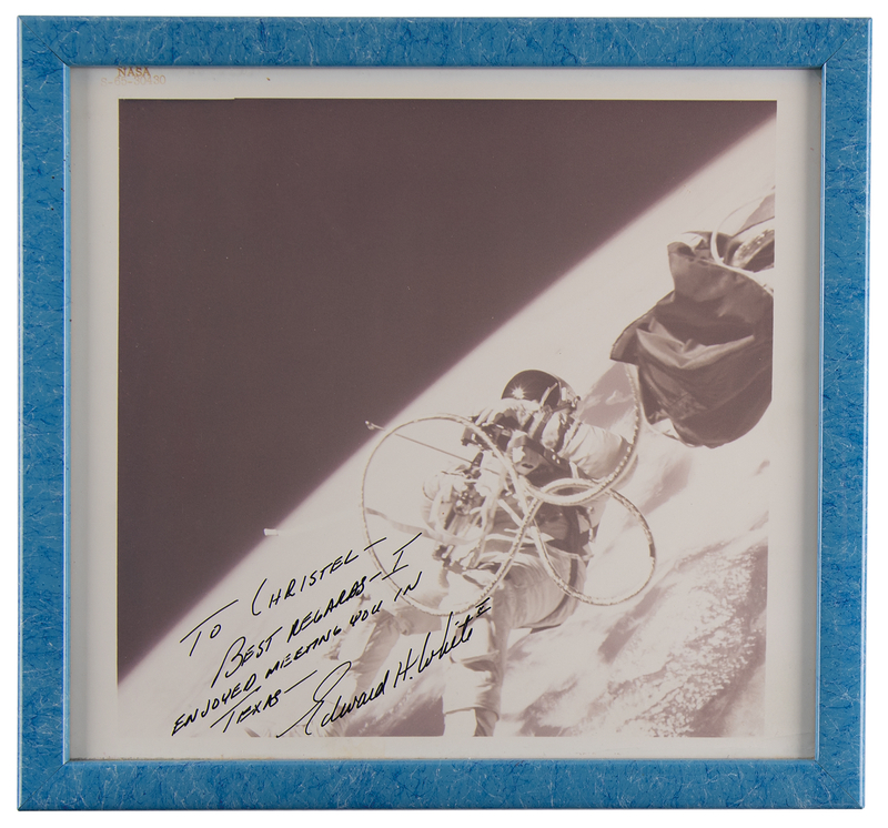 Lot 6062 Edward H. White II Signed Photograph