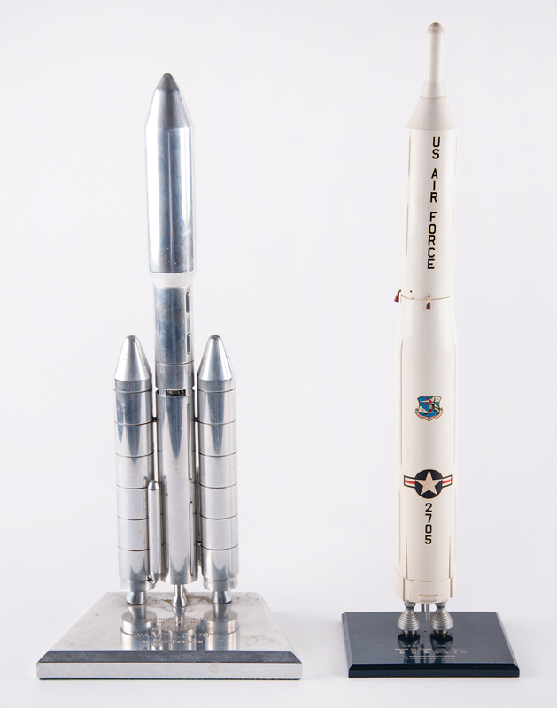 Lot 6458 Titan (2) Rocket and Launch Vehicle Display Models