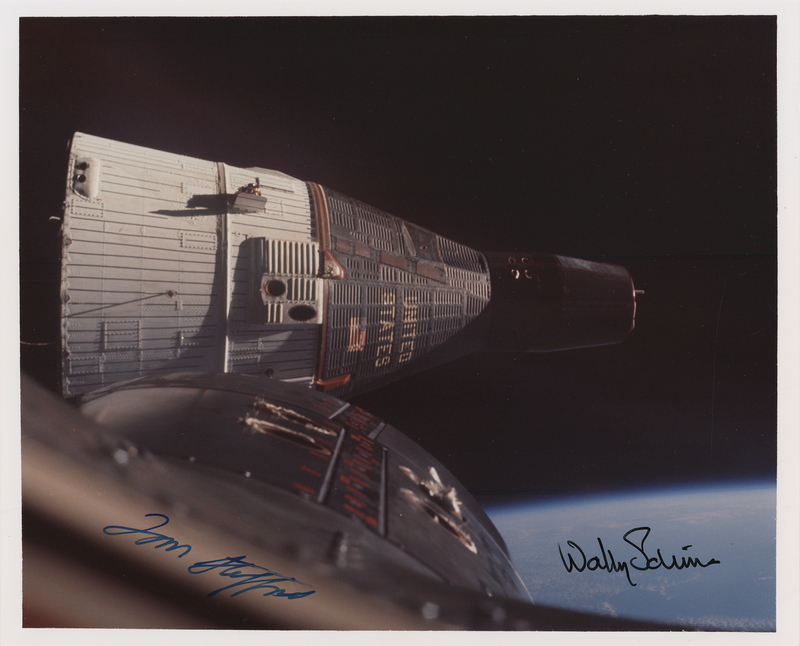 Lot 6068 Wally Schirra and Tom Stafford Signed Photograph