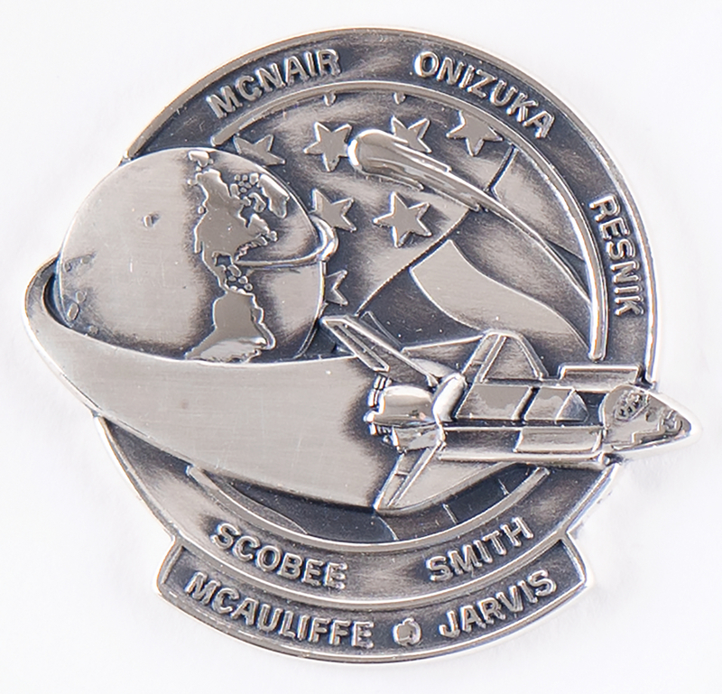 Lot 6429 STS-51-L Unflown Robbins Medallion - From the Personal Collection of William E. Thornton