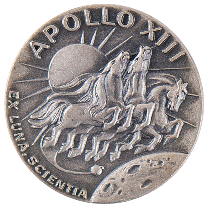Lot 6209 Apollo 13 Flown Robbins Medallion - From the Personal Collection of William E. Thornton