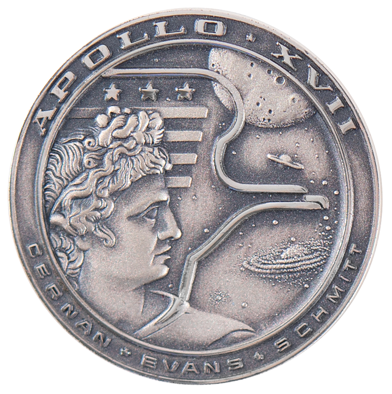 Lot 6300 Apollo 17 Flown Robbins Medallion - From the Personal Collection of William E. Thornton