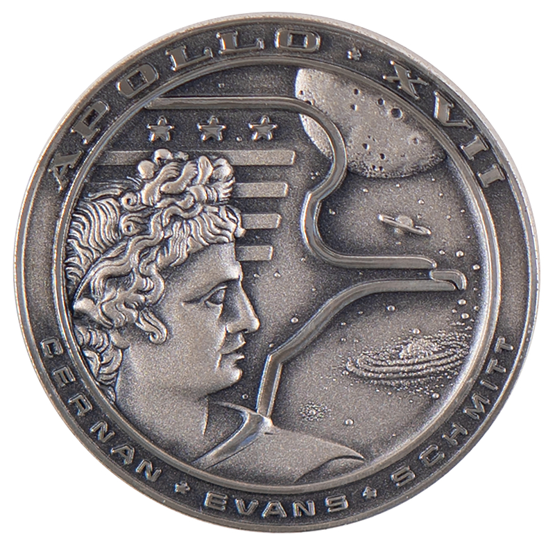 Lot 6301 Apollo 17 Unflown Robbins Medallion - From the Personal Collection of William E. Thornton