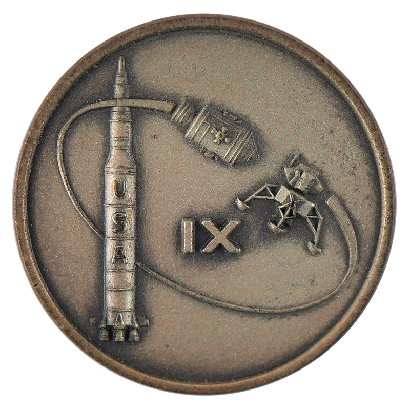 Lot 6109 Apollo 9 Flown Robbins Medallion - From the Personal Collection of William E. Thornton