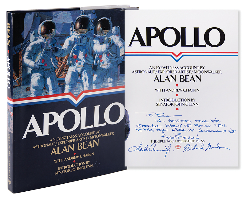 Lot 6203 Apollo 12 Crew-Signed Book - From the Personal Collection of William E. Thornton: 