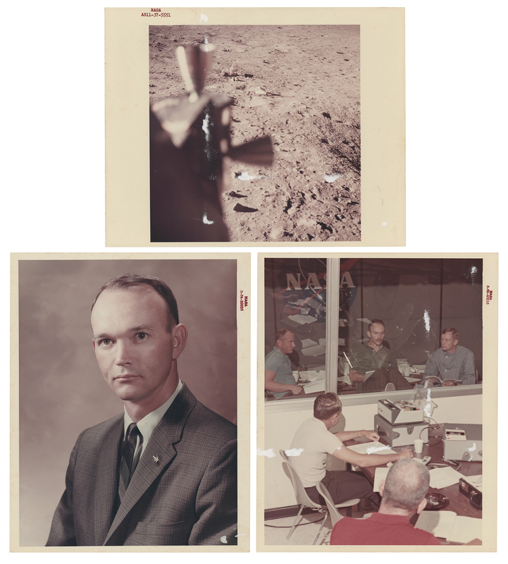 Lot 6169 Apollo 11 (3) Original Red-Numbered NASA Photographs