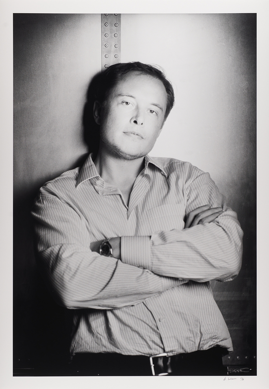 Lot 6460 Elon Musk Original Photographic Print by Susan Werner - “The Portrait of Determination” (Ltd. Ed. #1/5) - 20˝ x 29˝