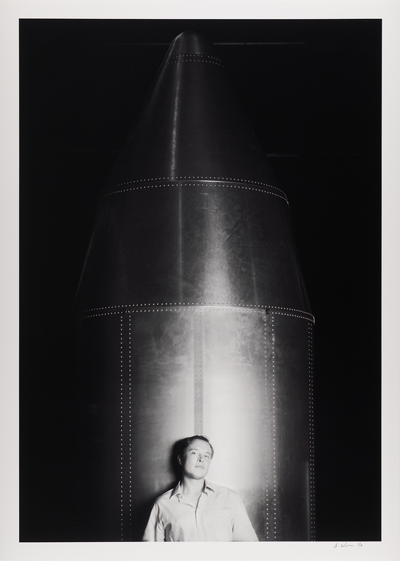 Lot 6462 Elon Musk Original Photographic Print by Susan Werner - “The Monolith and the Visionary” (Ltd. Ed. #1/5) - 20˝ x 28˝