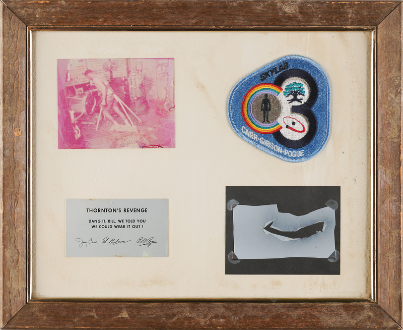 Lot 6365 Skylab 4 Treadmill Artifact Presentation - From the Personal Collection of William E. Thornton