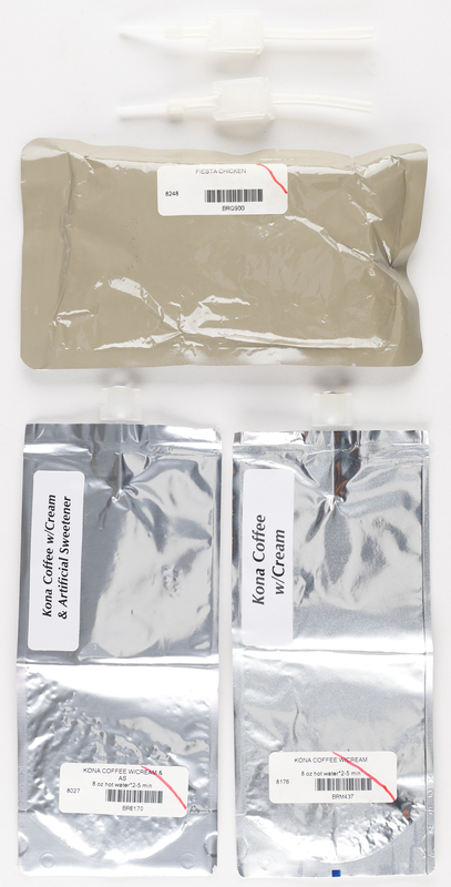 Lot 6438 International Space Station Food (3): Fiesta Chicken and Kona Coffee