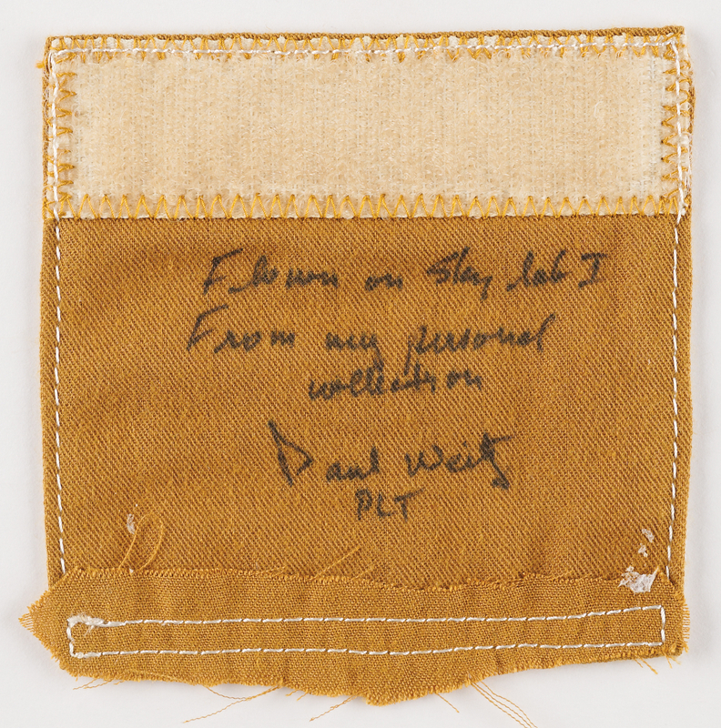 Lot 6387 Skylab 2 Flown Beta Patch - From the Personal Colelction of Paul Weitz