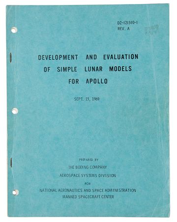 Lot #6326 Apollo Lunar Gravitational Model