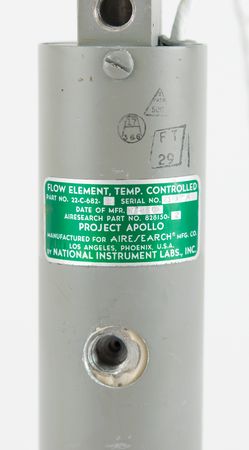 Lot #6349 Apollo CM ECS Temperature Control Flow Element - Image 3