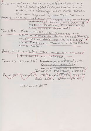 Lot #6355 Mercury-Atlas 4 Mission Rules Notebook - From the Personal Collection of Gene Kranz - Image 3