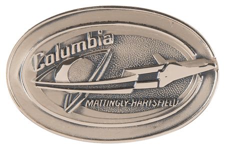 Lot #6416 STS-4 Unflown Robbins Medallion - From the Personal Collection of Edgar Mitchell - Image 1