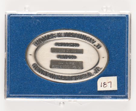 Lot #6416 STS-4 Unflown Robbins Medallion - From the Personal Collection of Edgar Mitchell - Image 4