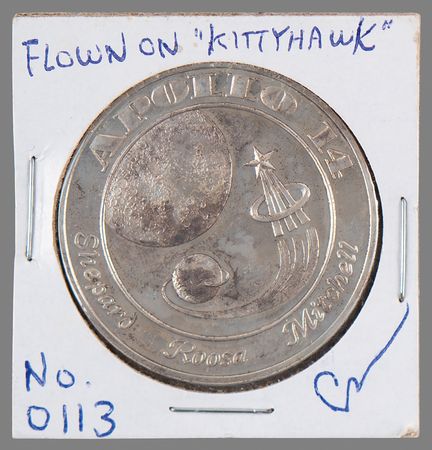 Lot #6228 Apollo 14 Flown Franklin Mint Medallion