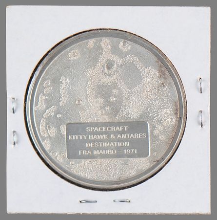 Lot #6228 Apollo 14 Flown Franklin Mint Medallion - From the Personal Collection of Edgar Mitchell - Image 2
