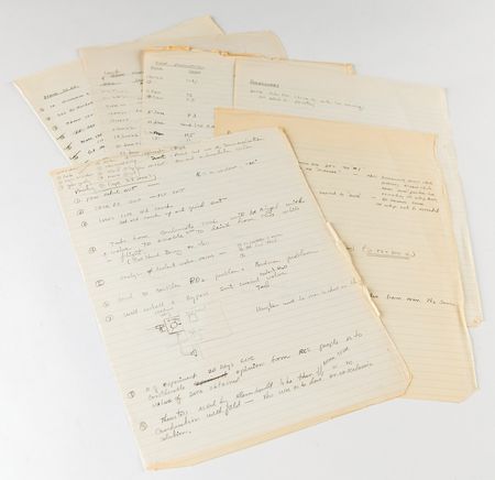 Lot #6043 Gordon Cooper’s Mercury-Atlas 9 Notebook - Over 20 Pages of Handwritten Notes and Sketches for the Faith 7 Capsule - Image 10