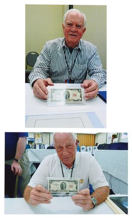Lot #6270 Apollo 15 Flown $2 Dollar Bill, Signed by Dave Scott, Jim Irwin, and Al Worden - PMG CU 64 - Image 4
